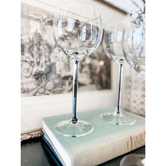 Christine Hutte German Crystal‎ Hock Wine Glasses - Set of 3 - Picture 3 of 3